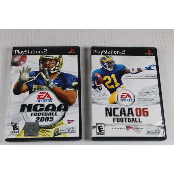 2 Games: NCAA Football 05 and 06 (Sony PlayStation 2, PS2) Authentic, complete - Picture 2 of 12